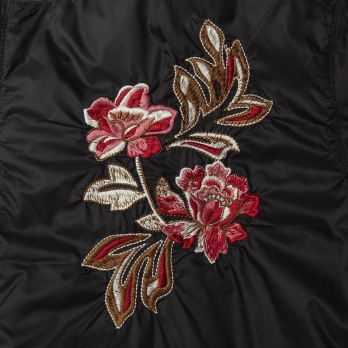 【TAION】【予約商品】Flower print×Embroidery  ブルゾン 詳細画像