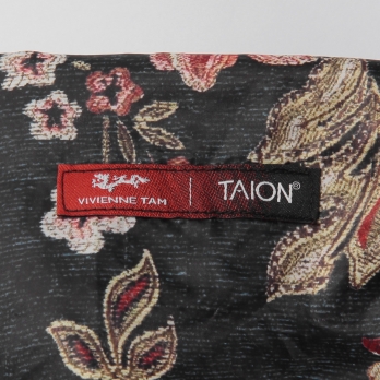 【TAION】【予約商品】Flower print×Embroidery  ブルゾン 詳細画像