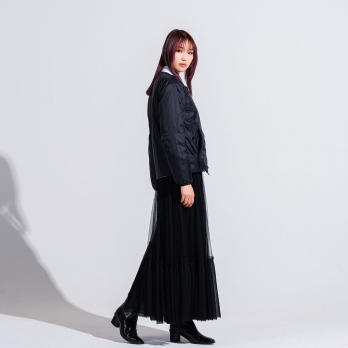 【TAION】【予約商品】Flower print×Embroidery  ブルゾン 詳細画像