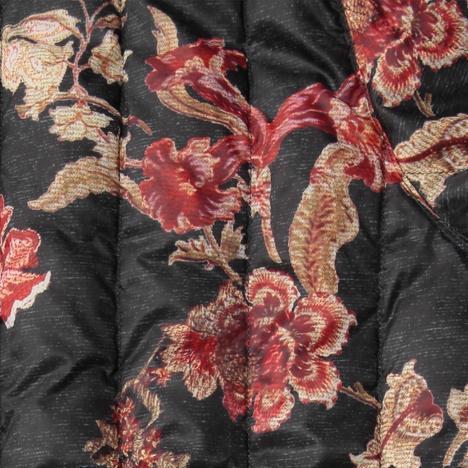 【TAION】【予約商品】Flower print×Embroidery  ブルゾン 詳細画像 黒系マルチ 18