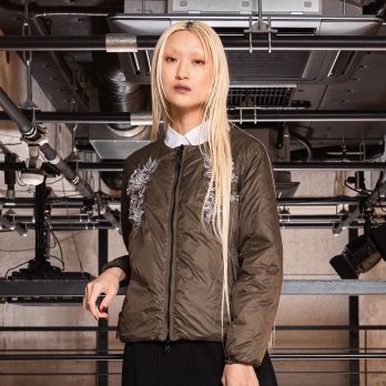 【TAION】【予約商品】Solid×Dragon Embroidery ブルゾン
