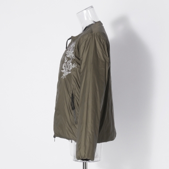【TAION】【予約商品】Solid×Dragon Embroidery ブルゾン 詳細画像