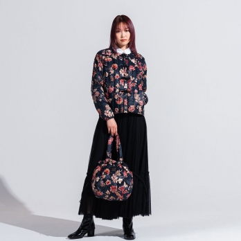 【TAION】【予約商品】Flower print×Solid バッグ 詳細画像