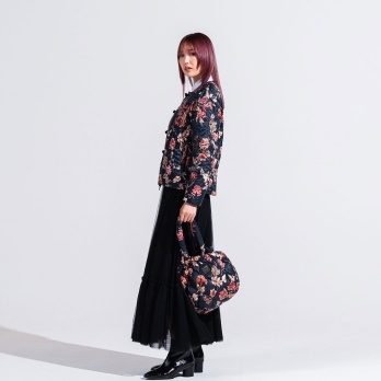 【TAION】【予約商品】Flower print×Solid バッグ 詳細画像