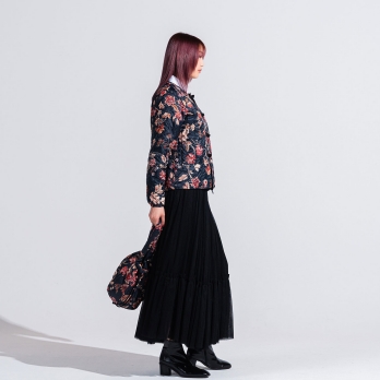 【TAION】【予約商品】Flower print×Solid バッグ 詳細画像