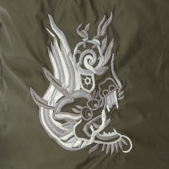 【TAION】【予約商品】Solid×Dragon Embroidery バッグ 詳細画像