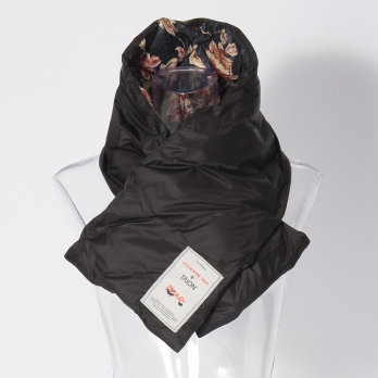 【TAION】【予約商品】Flower print×Solid ストール 詳細画像