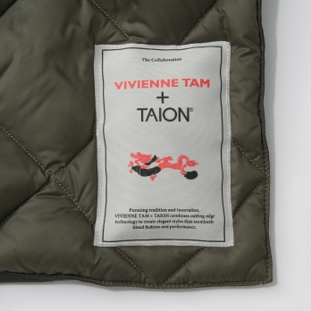 【TAION】【予約商品】Solid×Dragon Embroidery ストール 詳細画像