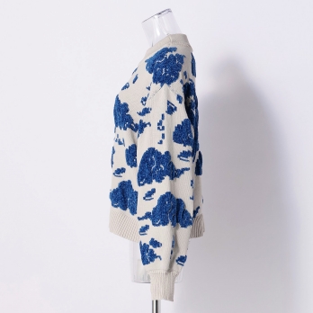 【期間限定】ドラゴンモールジャカードネックモックプルオーバー 詳細画像