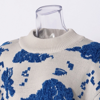 【期間限定】ドラゴンモールジャカードネックモックプルオーバー 詳細画像