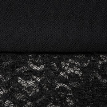 SOLID NET WITH LACE　スカート 詳細画像