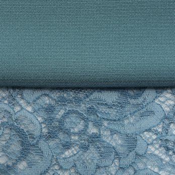 SOLID NET WITH LACE　スカート 詳細画像