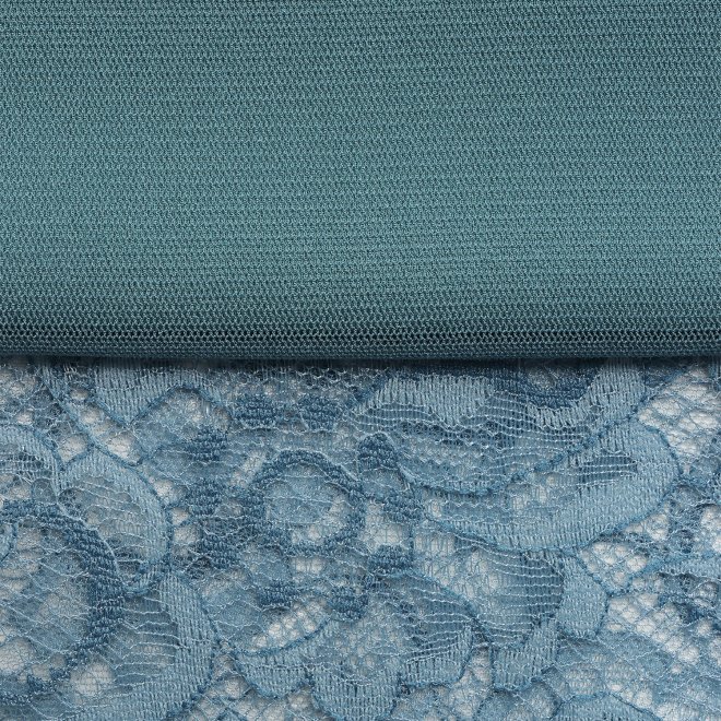SOLID NET WITH LACE　スカート 詳細画像 ライトブルー 8