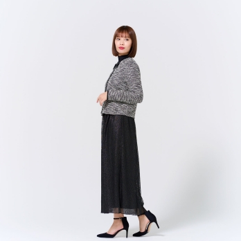 GLITTER STRIPE SKIRT 詳細画像