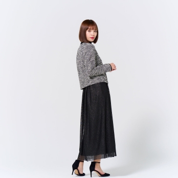 GLITTER STRIPE SKIRT 詳細画像