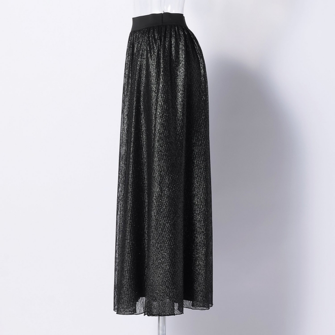 GLITTER STRIPE SKIRT 詳細画像 ブラック 6