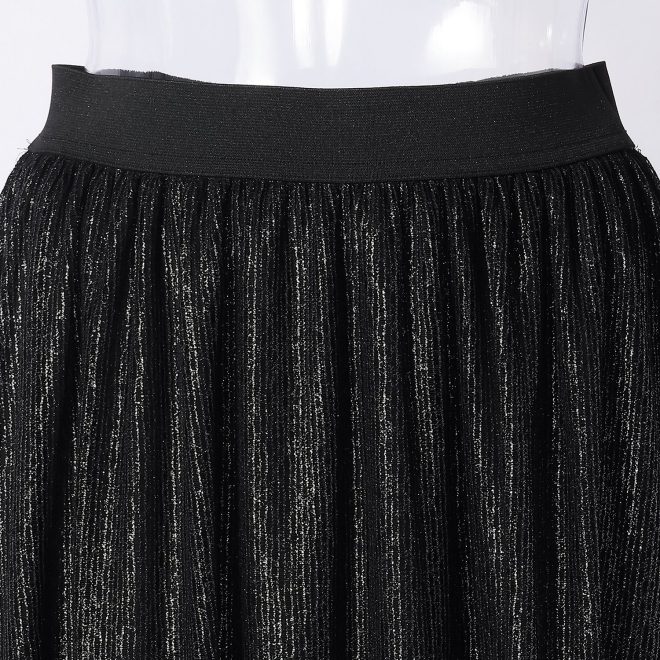 GLITTER STRIPE SKIRT 詳細画像 ブラック 8