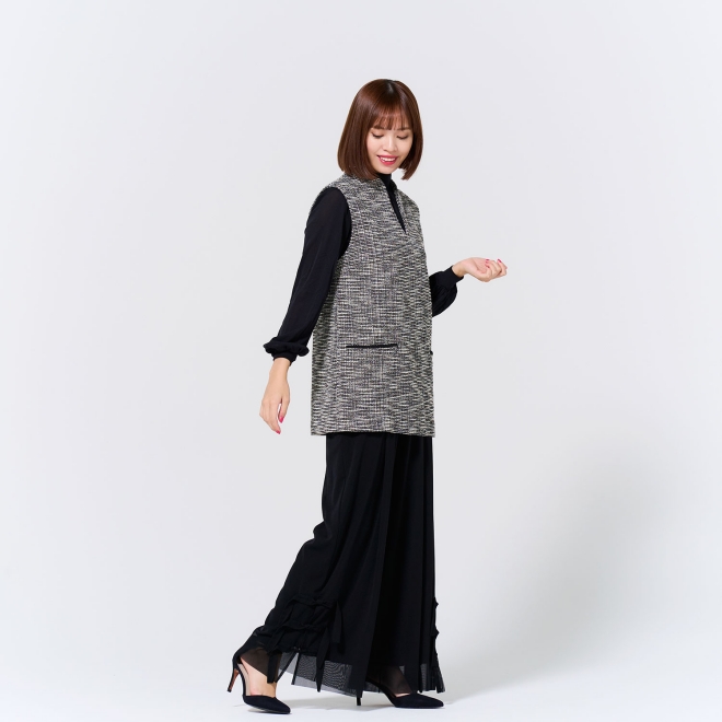 SOLID NETTING　パンツ 詳細画像 ブラック 4