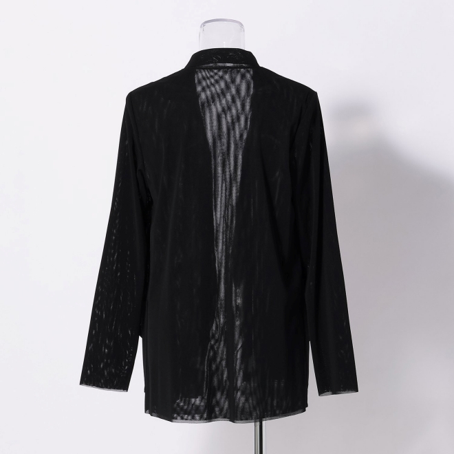 SOLID NETTING　ジャケット 詳細画像 ブラック 7