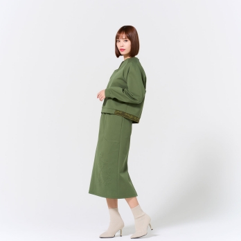 EMBOSS DRAGON DOUBLE KNIT SKIPPER 詳細画像