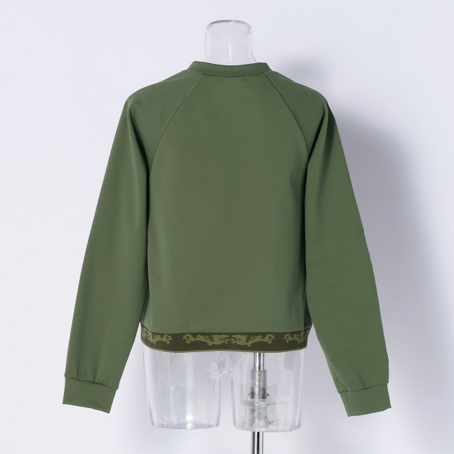 EMBOSS DRAGON DOUBLE KNIT SKIPPER 詳細画像 カーキ 6