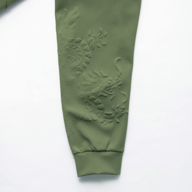 EMBOSS DRAGON DOUBLE KNIT SKIPPER 詳細画像 カーキ 8