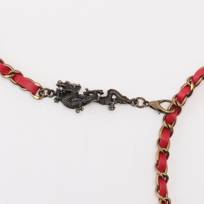 DRAGON CHAIN BELT 詳細画像 レッド 2