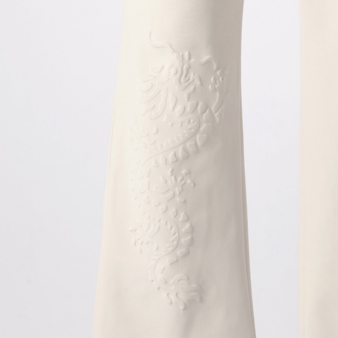 EMBOSS DRAGON TEXBRID　パンツ 詳細画像 ホワイト 3