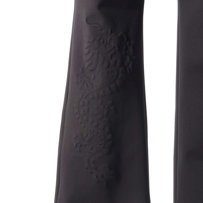 EMBOSS DRAGON TEXBRID　パンツ 詳細画像 ブラック 4