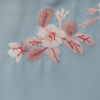 Flower embroidery set up ブラウス 詳細画像