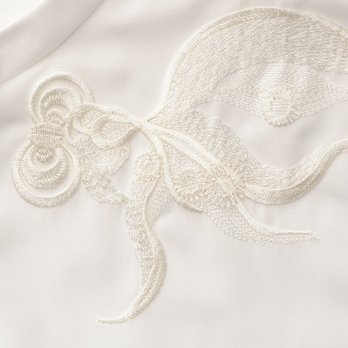 Gold fish embroidery ブラウス 詳細画像