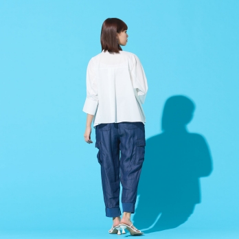 WLC バイオシルク ジョガーカーゴパンツ 詳細画像