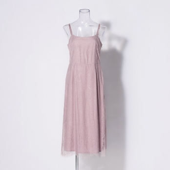 【DRESS COLLECTION】チュールフリルブラウス×レースドレス 詳細画像
