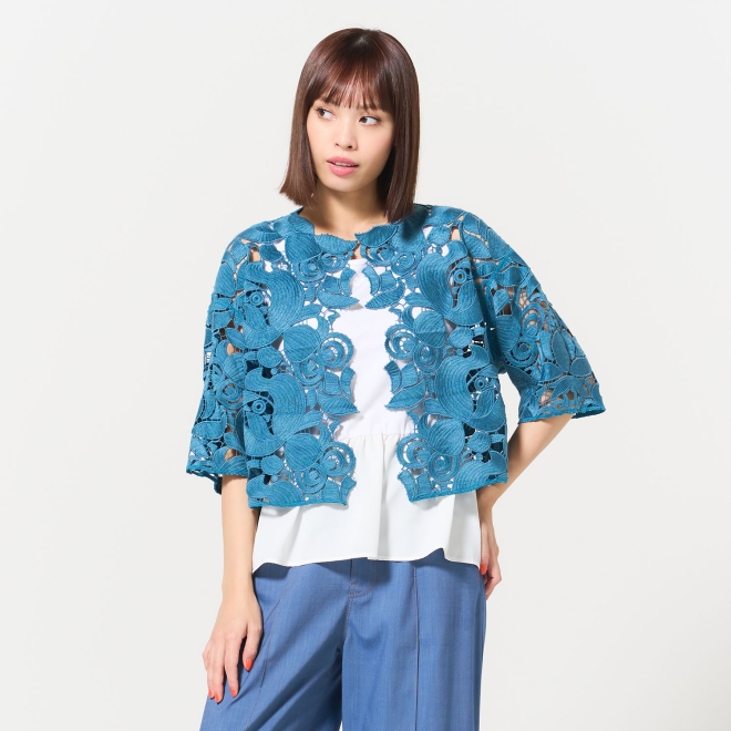 Gold fish lace ジャケット 詳細画像 ライトブルー 1
