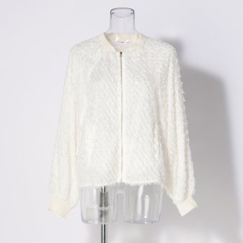 WL 立体ジャカード ZIPシャツブルゾン 詳細画像