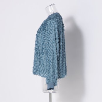 WL 立体ジャカード ZIPシャツブルゾン 詳細画像