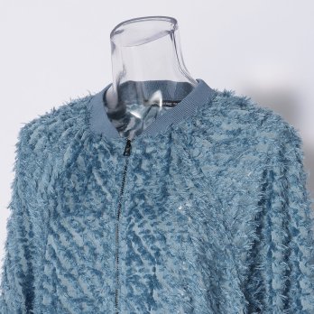 WL 立体ジャカード ZIPシャツブルゾン 詳細画像
