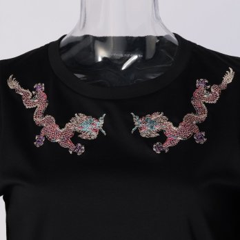 Dragon embroidery T-shirt プルオーバー 詳細画像