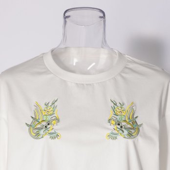 WLC Long sleeve T-shirt W/dragon embroidery 詳細画像