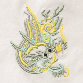 WLC Long sleeve T-shirt W/dragon embroidery 詳細画像