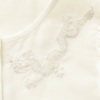 Dragon embroidery ブラウス 詳細画像