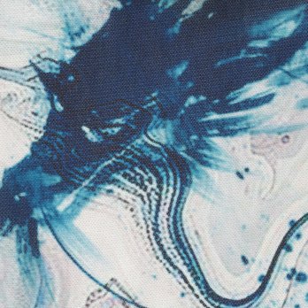 Marble dragon print on net ブラウス 詳細画像