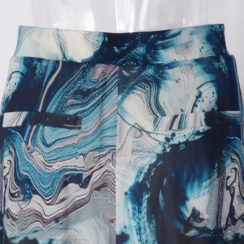 Marble dragon print on net パンツ 詳細画像
