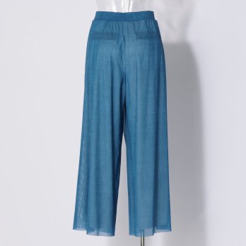 Sheer denim パンツ 詳細画像