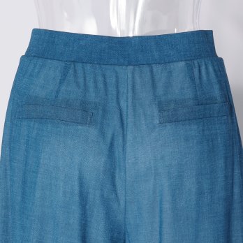 Sheer denim パンツ 詳細画像