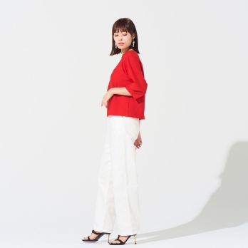 Dragon print denim パンツ 詳細画像