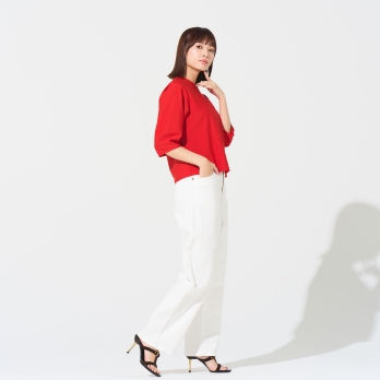 Dragon print denim パンツ 詳細画像