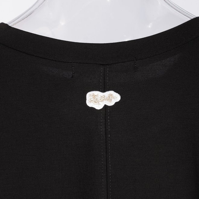【COMING SOON】WLC シルケットスムースカット ドレス 詳細画像 ブラック 2