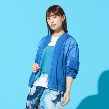 Sheer denim ブルゾン