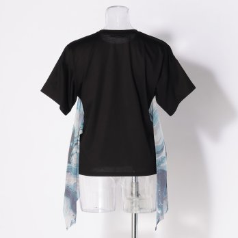Marble dragon print T-shirt プルオーバー 詳細画像